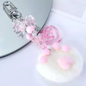 Плюшевый кулон в виде кошачьего когтя для телефона, цепочка для телефона, ремешок на запястье, брелок для ключей, шнурок для мобильного телефона, брелок для ключей для девочек, чехол для телефона, подвесная цепочка