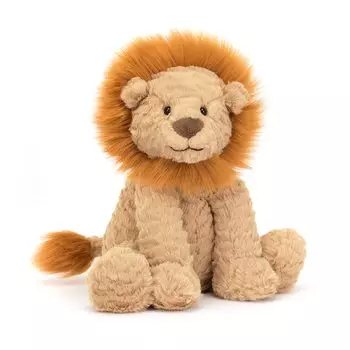 Плюшевый лев Jellycat Fuddlewuddle коричневый