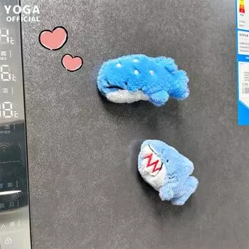 Плюшевый магнит на холодильник, легко приклеивается, милый дизайн, уникальная глухая сумка, многофункциональное украшение, сильный магнит, глухая сумка на холодильник