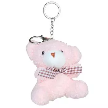 Плюшевый медведь куклы брелок милый мультфильм женщины девушки сумка кулон подарки(розовый) *Великобритания