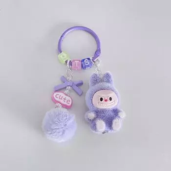 Плюшевый Мини Лабубу Лабубу Шерстяной Шар Сумка Мобильный Подвеска Милый Брелок Подарок