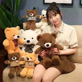 Плюшевый мишка-бабочка, плюшевые игрушки для мальчиков и девочек, милые мультяшные мягкие игрушки, куклы, подушки для сна, украшения для дома, плюшевые игрушки 30cm