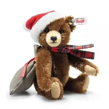 Плюшевый мишка Санта-Клаус Steiff 18 см 007514 японский [Авторизованный продукт]