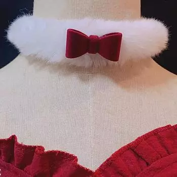 Плюшевый ошейник Цепочка Ключица Цепочка Аксессуары для стрельбы