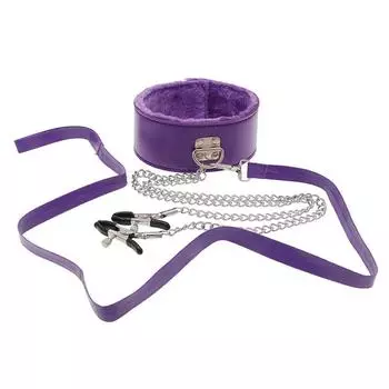 Плюшевый ошейник зажим для сосков цепь секс-игрушки секс-инструменты для женщин одежда взрослые любовные игрушки для обучения Pink Flat Nipple Clamp Co