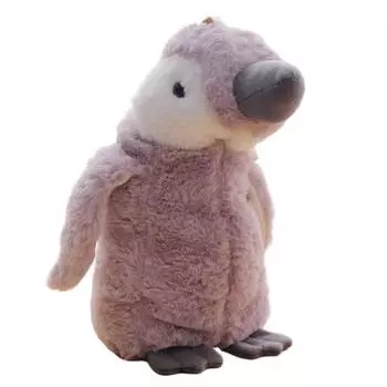 Плюшевый пенал большой вместимости, мягкая игрушка пингвин, сумка для канцелярских принадлежностей, пенал