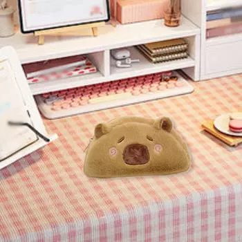 Плюшевый пенал Capybara, сумка для школьных принадлежностей, многоцелевая сумка для канцелярских принадлежностей в виде животных