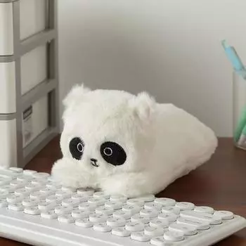 Плюшевый пенал Панда большой вместимости, милый дизайн, сумка для хранения канцелярских принадлежностей, офис Panda