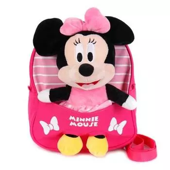 Плюшевый рюкзак Disney Minnie Mouse для предотвращения потери детей QB21P, корейские детские товары