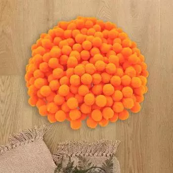 Плюшевый шар, украшения, разноцветные пушистые детские игрушки, материал для шитья, рукоделия, 10/15 мм, мягкие помпоны, помпоны для самостоятельного изготовления, свадебные аксессуары для декора, ручная работа 10mm 150Pcs розовый