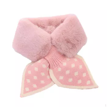 Плюшевый шарф для холодной погоды, шаль, модный зимний теплый, наплечник, теплый шейный платок для чёрный