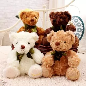 Плюшевый шарф, плюшевый мишка, кукла, плюшевая тряпичная кукла, плюшевая кукла-машинка для захвата, подарок на событие 20cm