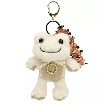 Плюшевый талисман Лягушонок Пиклз Аншанте В15 х Ш11 х Г5см [Nakajima Corporation] Игрушка, Бежевый,