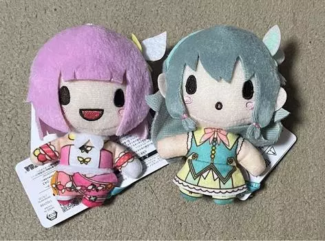 Плюшевый талисман-талисман б/у Project Sekai Fuwa Puchi Emu Otori Nene Kusanagi, набор из 2 шт.