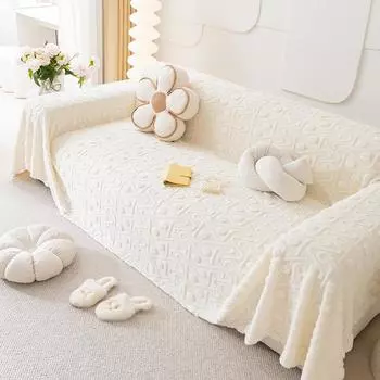 Плюшевый тканевый чехол для дивана, зимний полный чехол для дивана, чехол для дивана, цельный чехол для дивана 180*130cm