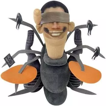 Плюшевый унитаз Skibidi Плюшевая кукла-туалет Skibidi Забавная мягкая игрушка для аниме-игры Плюшевая фигурка Игрушки в подарок фанатам