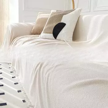 Плюшевый водонепроницаемый чехол для дивана Тедди, универсальный нескользящий чехол для дивана на четыре сезона, ткань с защитой от царапин, пылезащитный чехол 180*130