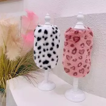 Плюшевый жилет для домашних животных, одежда для собак, осенне-зимний жилет из меха кошки и кролика, жилет, плюшевый мишка, теплая одежда, куртка для собак, костюм для собаки XS