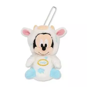Плюшевый значок Микки Мауса Зодиак Disney Resort 2021 Новогодние товары Новогодний значок Быка в виде Быка Disney Goods Souvenir [Tokyo Limited]