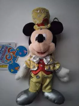 Плюшевый значок Микки в честь 30-летия Disney The Happiness Year Mickey