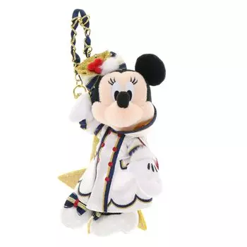 Плюшевый значок Минни Маус с сумкой для покупок Рождество Дисней Рождество 2021 Disney Sea Disney Goods Сувенир «Пора!» Токио Лимитед