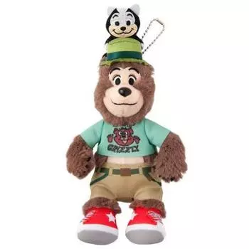 Плюшевый значок «Отпускной слет Генри Медведя» Disney Resort [Эксклюзив в Токио]