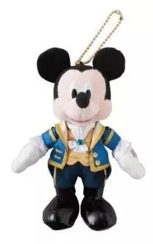 Плюшевый значок TokyoDisneyResort Mickey Mouse в честь 31-й годовщины Tokyo Disney Resort Limited Красавица и чудовище