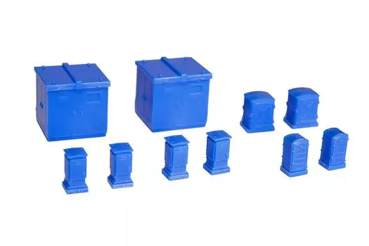 PM Office A PLUM Pop Isekai Series Relay Blue Plastic Kit MS083 1/80 Box/Cubicle