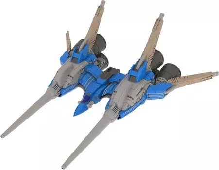 PM Office A Ray Force 2P COLOR Total length 144mm scale plastic model PP185 RVA-818 X-LAY approx. 1/144 color-coded