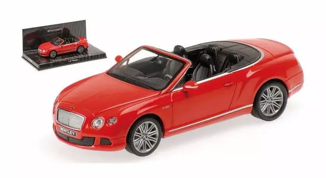PMA Bentley Continental GTC Speed Convertible 2012 Красный Готовый продукт 1/43 красный