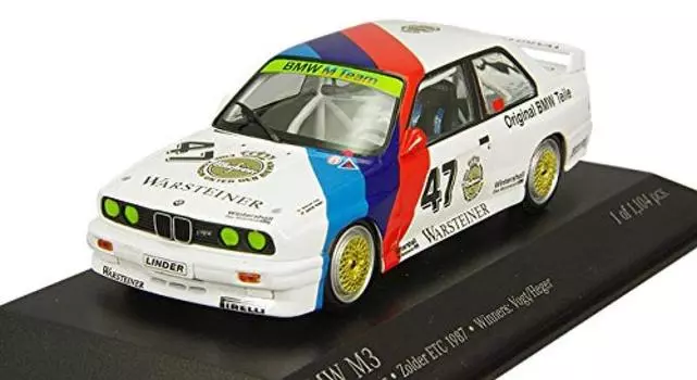 PMA BMW M3 E30 ETC Zolder 1987 Победители Завершенный продукт 1/43 #47