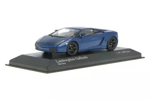 PMA Lamborghini Gallardo 2006 Blue Metallic Finished Product 1/43 синий