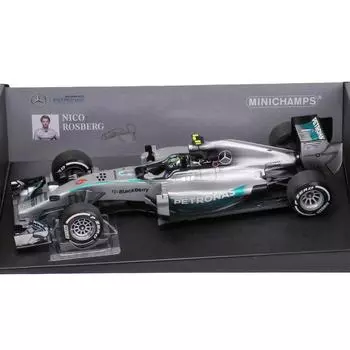 PMA Mercedes AMG Petronas F1 W05 Завершенный продукт 1/18 2014#6 серебряный