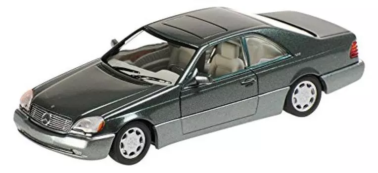 PMA Mercedes Benz 600 SEC 1992 Зеленый металлик Готовый продукт 1/43
