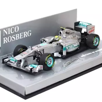 PMA Mercedes GP Petronas F1 TEAM MGP W02 NICO ROSBERG 2011 Completed Product 1/43 - - серебряный