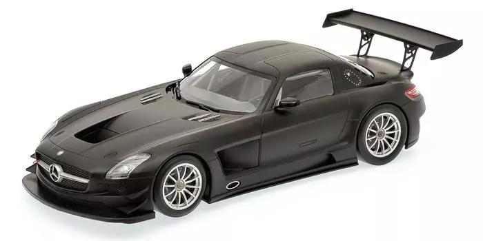 PMA SLS AMG GT3 2011 Матово-черный готовый продукт 1/18 Mercedes-Benz