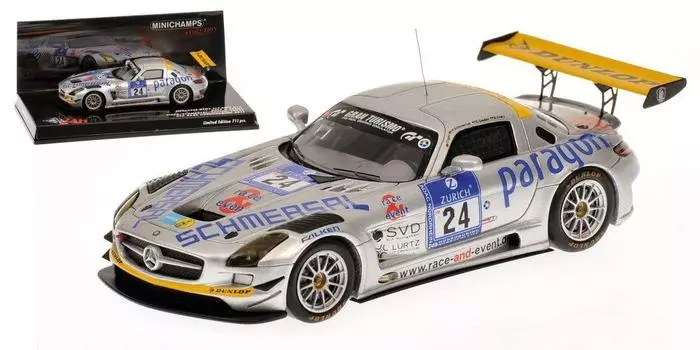 PMA SLS AMG GT3 Race Event 24h ADAC Nurburgring 2011 Завершенный продукт 1/43 Mercedes-Benz &