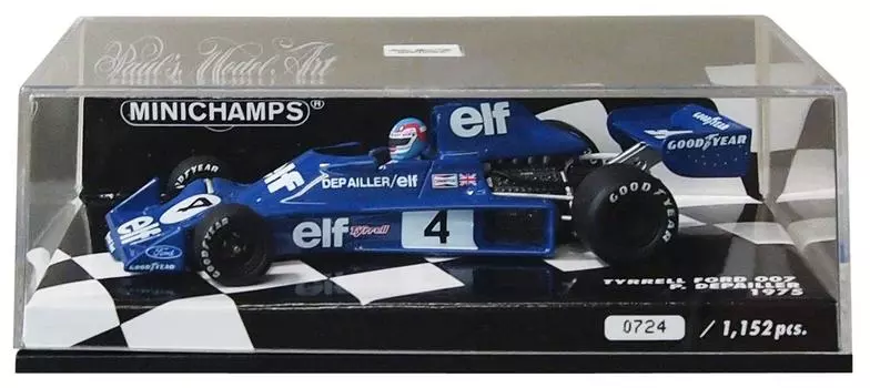 PMA Tyrrell Ford 007 1975 Completed Product 1/43 #4 синий
