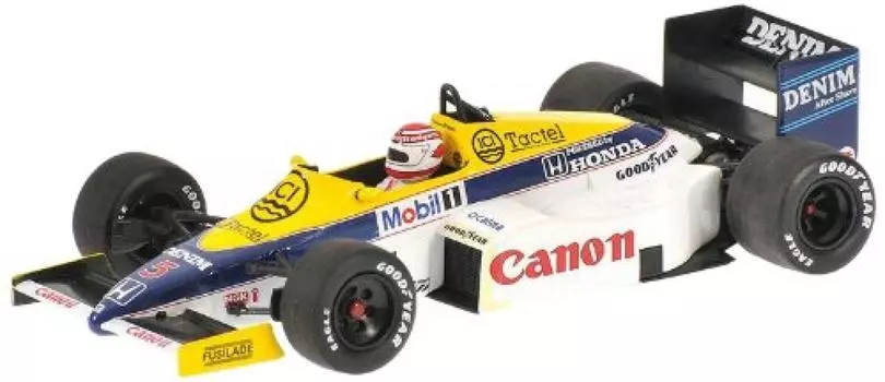PMA Williams Honda FW10 TEST PAUL RICARD Finished Product 1/43 N.Piquet красный