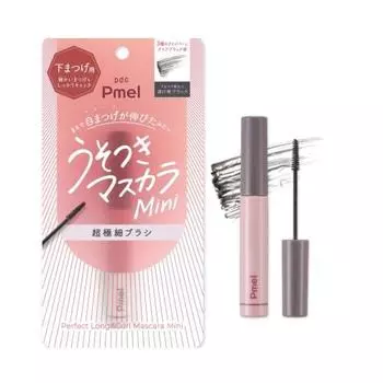 Pmel Usotsuki Тушь для ресниц Мини Прозрачная черная тушь Ari-chan Natural Separate Long Curl Keep Водостойкая щеточка для нижних ресниц Волокна макияжа