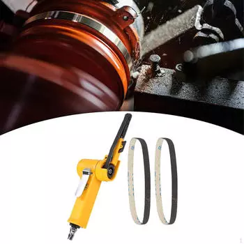 Пневматическая ленточная шлифовальная машина Воздушная шлифовальная машина Шлифовальный станок Инструмент для металла 10mmx330mm