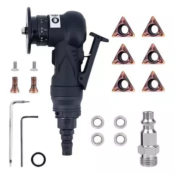 Пневматическая обрезная и фаскосъемная машина Ручная машина для обработки кромок металла Угол C 45 градусов Угол R Для обрезки заусенцев с дерева One Size