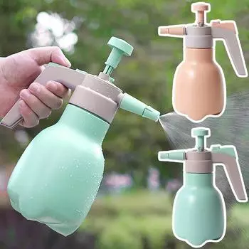 Пневматическая садовая лейка, утолщенная 1 л, распылитель для выращивания цветов, домашняя маленькая дезинфекционная пластиковая лейка One Size зелёный