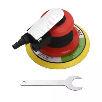 Пневматическая шлифовальная машина 6 дюймов, полировка, шлифовка воском для стены автомобиля, дерева, металла, 13500 об/мин, красный красный