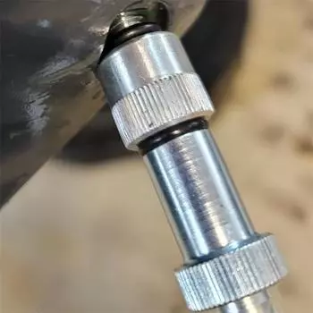 Пневматический насос для прокачки тормозов, комплект для замены масла, продувочный бак, трубки, инструменты для ремонта с манометром One Size