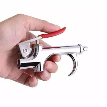 Пневмопистолет Пневмопылесос Пылеудаляющий пистолет с инструментом для очистки сопла Комплект для продувки воздушного компрессора Подходит для резьбы NPT Воздушный компрессор Изготовлен из цинкового сплава