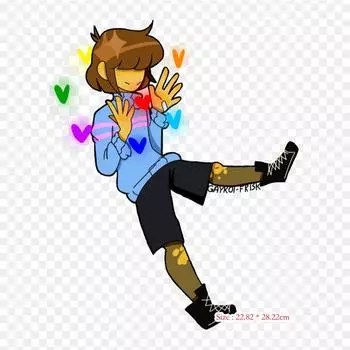 PNG De Frisk Undertale Toriel, термопереносные печатные нашивки, наклейки, моющиеся для футболок, одежды, наклейки «сделай сам», аппликации