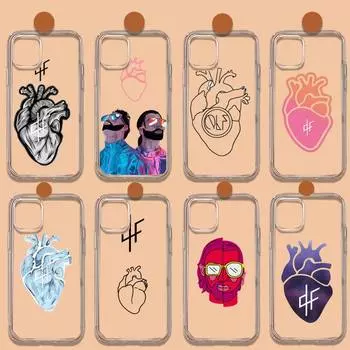 pnl Qlf rapper heart Phone Case Transparent soft For iphone 11 13 12 14 x xs xr pro max mini iphone 12 pro max