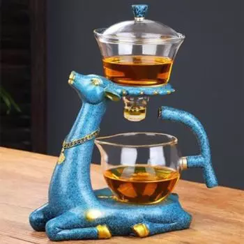 По пути, есть ваш чайник, автоматический чайный сервиз из боросиликатного стекла, ленивый чайник для кунг-фу, домашний чайник black чёрный