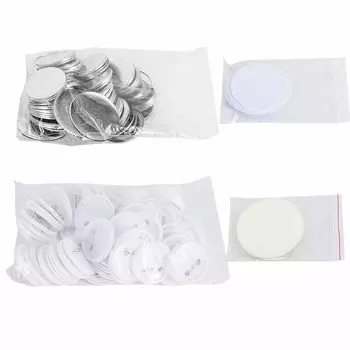 Poafamx Can Badge Machine Can Badge Maker Материал для значков 100 шт. Материал (58мм (100 шт.))